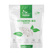 Rohpulver Niacin (Vitamin B3) 60 Kapseln.